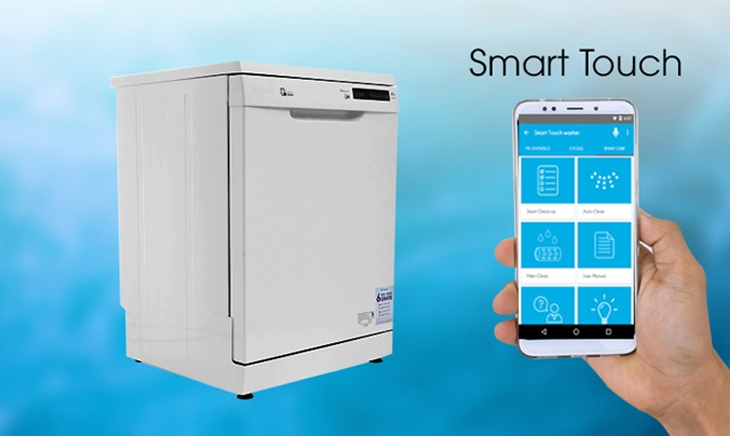 Các tính năng trên máy rửa chén hiện nay - Công nghệ Smarttouch 